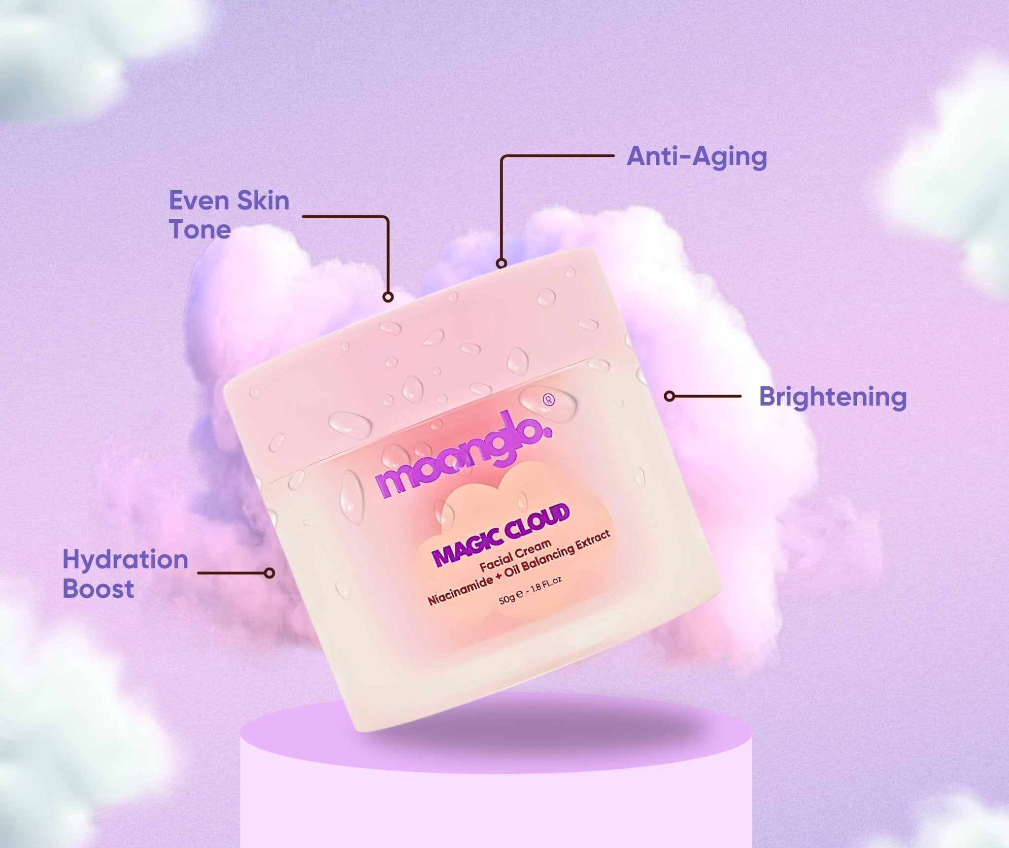 Magic Cloud Face Cream - Moonglo